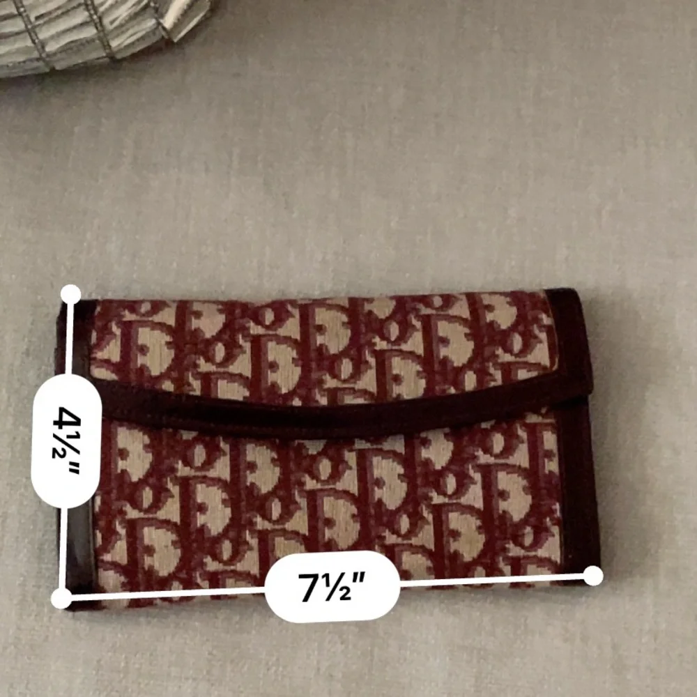 VTG Dior clutch wallet